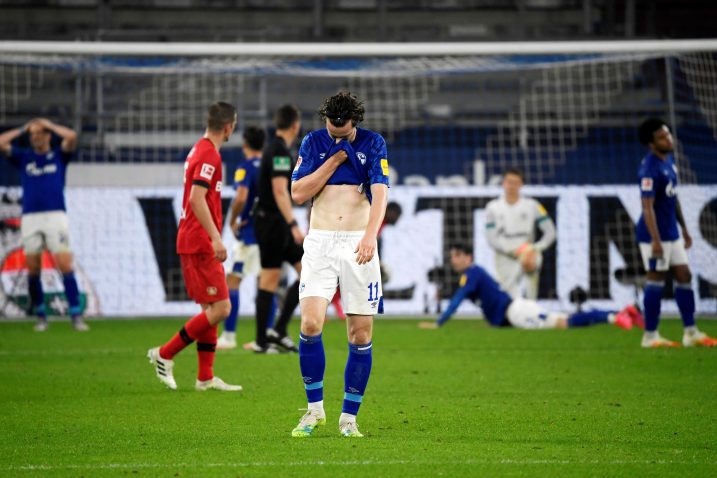 Ova reakcija Michaela Gregoritscha, igrača Schalkea, nakon primljenog gola sve govori/Foto REUTERS