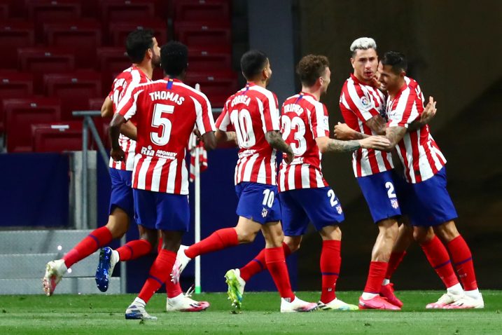 Nogometaši Atletico Madrida/Foto REUTERS