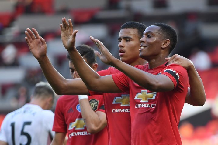 Anthony Martial i Mason Greenwood/Foto REUTERS