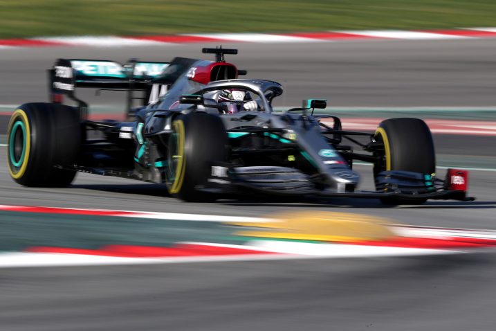 Lewis Hamilton tijekom treninga u Barceloni/Foto REUTERS