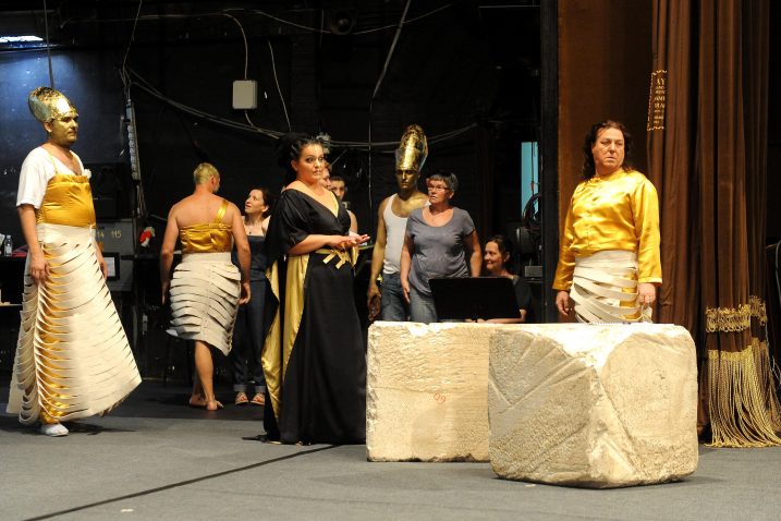 Generalna proba opere Aida / Snimio Sergej DRECHSLER