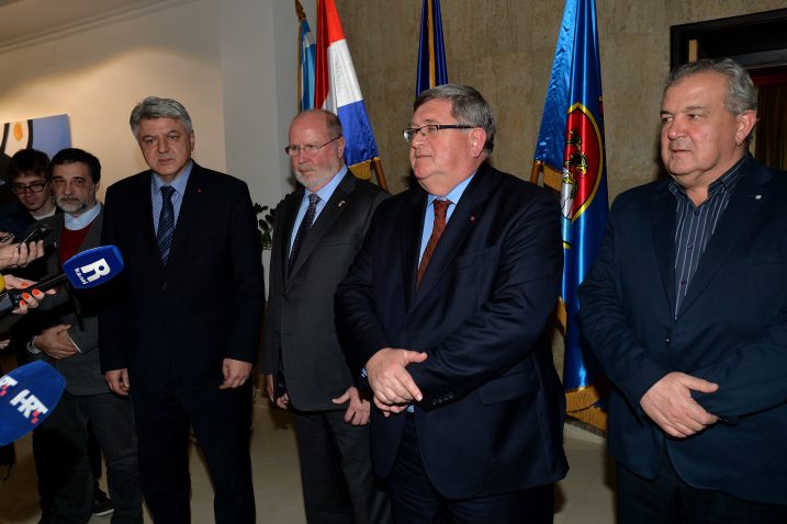 Zlatko Komadina, Robert Kohorst, Vojko Obersnel i Nikola Ivaniš / Foto: D. ŠKOMRLJ