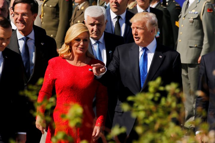 Kolinda Grabar Kitarović i Donald Trump, Foto: REUTERS