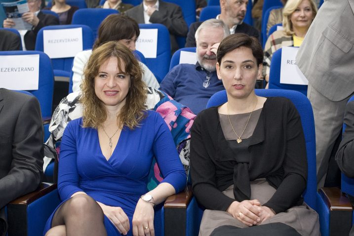 Dr. Iva Tolić i dr. Ana Sunčana Smith na insitutu Ruđer Bošković / Foto: Zeljko Grgic / CROPIX