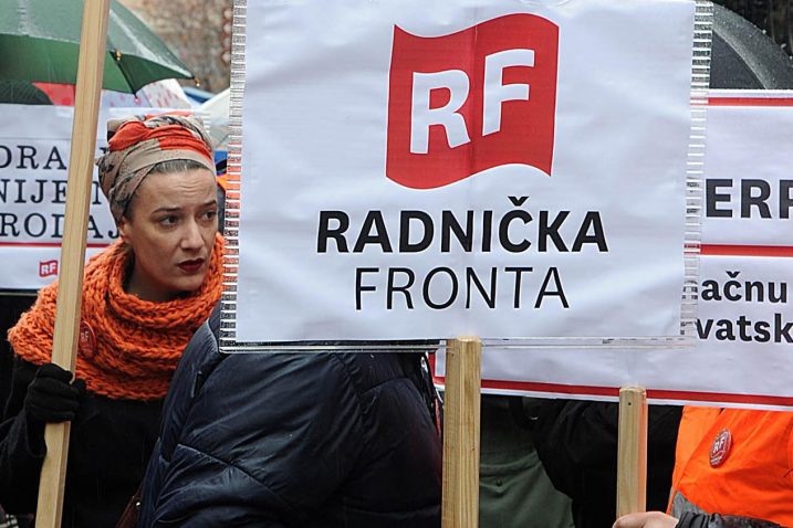 Radnička fronta poručuje kako ne želi da joj Karamarko određuje što smije govoriti u javnosti / Foto N. REBERŠAK