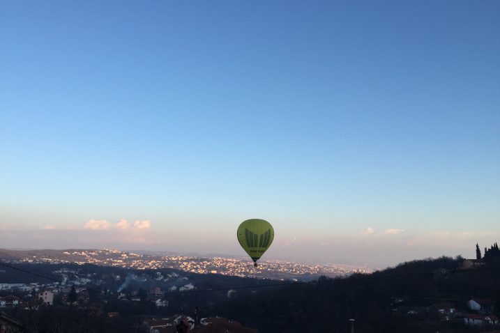 Jedan od dva balona je bez poteškoća uspio proći matuljski teren, dok je drugi »zapeo« u blizini Rukavca / Snimila Marijana KALČIĆ
