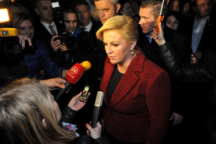 (Ne)zna što znači termin građanin – Kolinda Grabar- Kitarović / Snimio Sergej DRECHSLER / NL arhiva