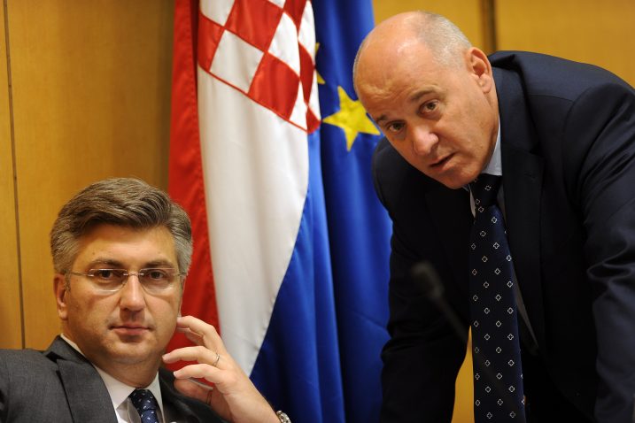 Andrej Plenković i Branko Bačić, Foto: D. KOVAČEVIĆ