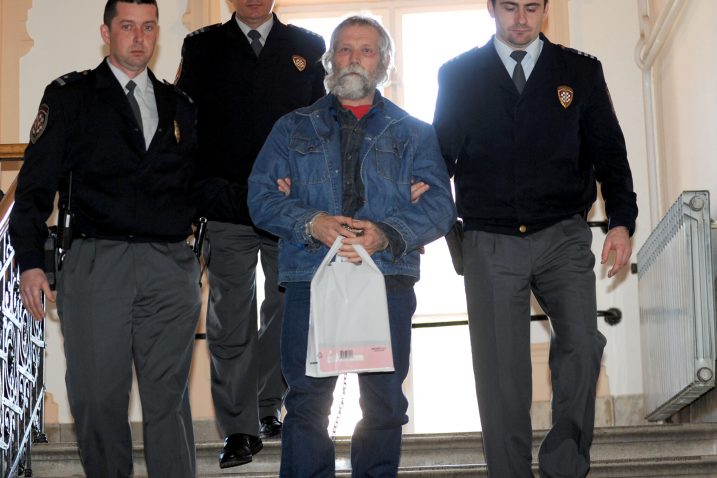 Boris Pilčić 2013. kada je osuđen na pet i pol godina zbog pljački u Fužinama i Bakru / snimka V. KARUZA/Arhiva NL