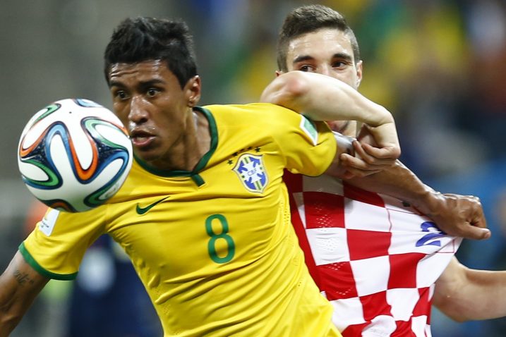 Paulinho u dresu brazilske reprezentacije / Foto: REUTERS