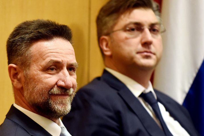 Pavo Barišić i Andrej Plenković, Foto: D. LOVROVIĆ