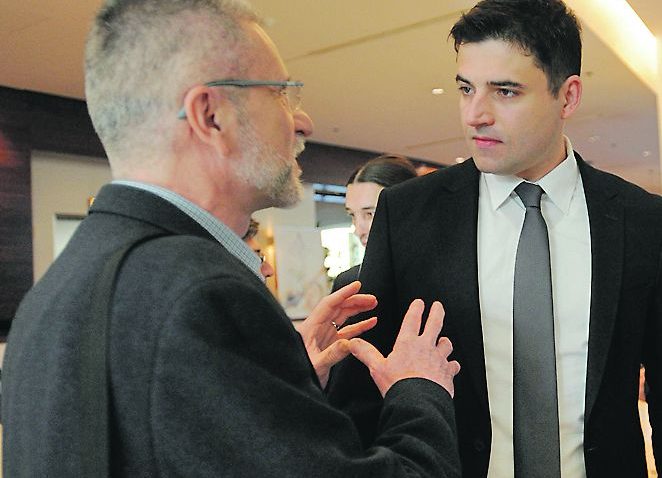 Krešimir Sever i Davor Bernardić / Foto D. KOVAČEVIĆ