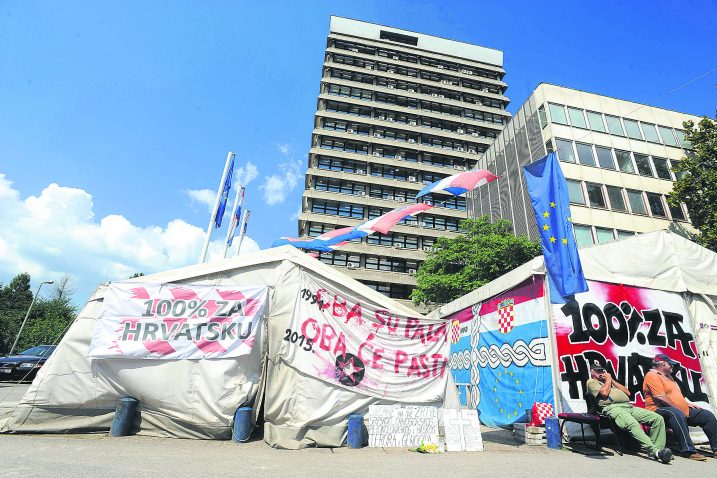 Inicijativa traje još od vremena kada su branitelji bili u prosvjedu ispred Ministarstva hrvatskih branitelja, 2014. i 2015. godine / Foto: D. KOVAČEVIĆ
