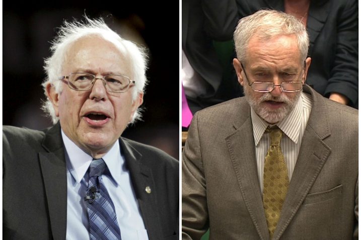 Bernie Sanders  i Jeremy Corbyn / Foto Reuters