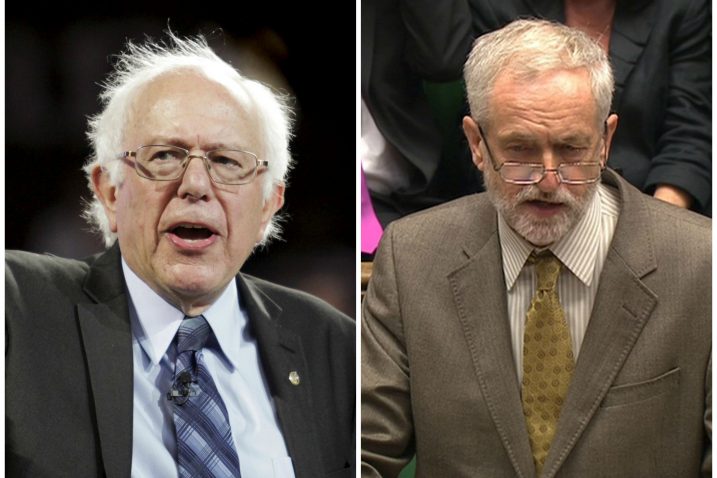 Bernie Sanders i Jeremy Corbyn / Foto Reuters