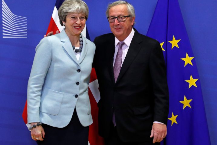Theresa May i Jean-Claude Juncker, Foto: REUTERS