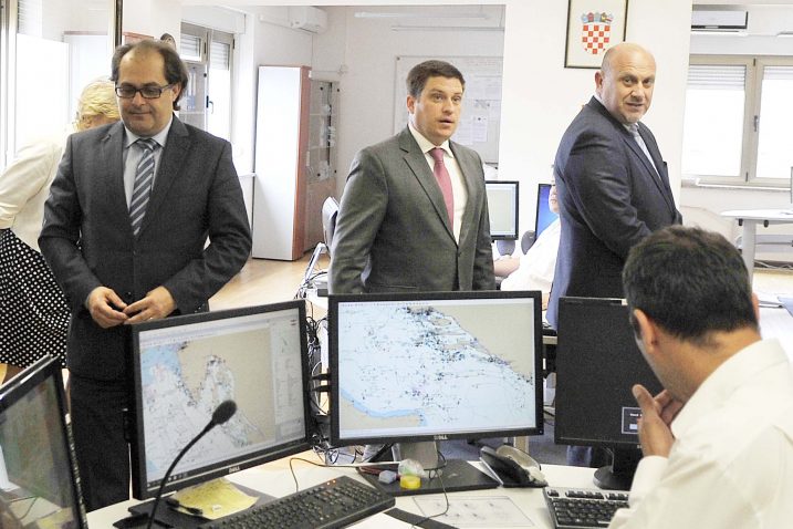 Ministri u obilasku Nacionalne središnjice za traganje i spašavanje, Foto: I. TOMIĆ