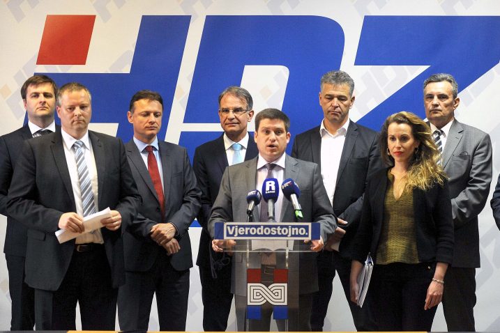 Tomislav Čorić, Kristjan Staničić, Gordan Jandroković. Gari Cappelli, Oleg Butković, Tomislav Klarić, Majda Burić i Lucijan Vukelić, Foto: R. BRMALJ