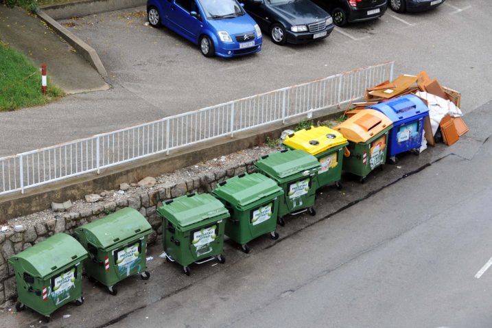 Individualizirana naplata skupa, a i rizična da se otpad ne baca uz spremnike kako bi se izbjeglo plaćanje / snimio  V. KRAUZA