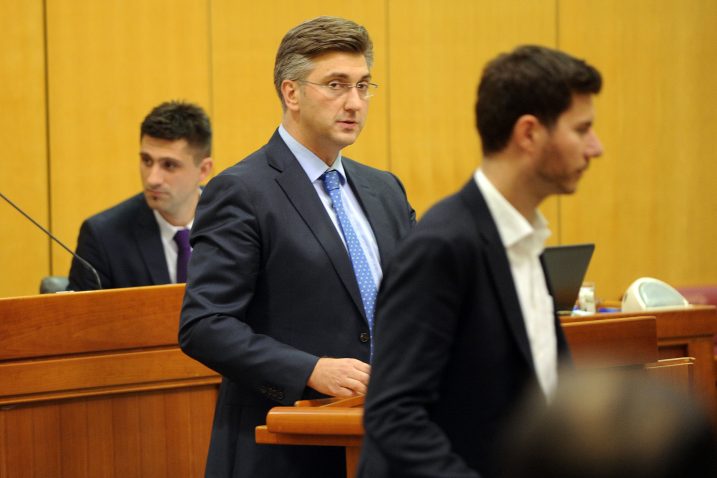 Andrej Plenković i Ivan Pernar / Snimio Davor KOVAČEVIĆ