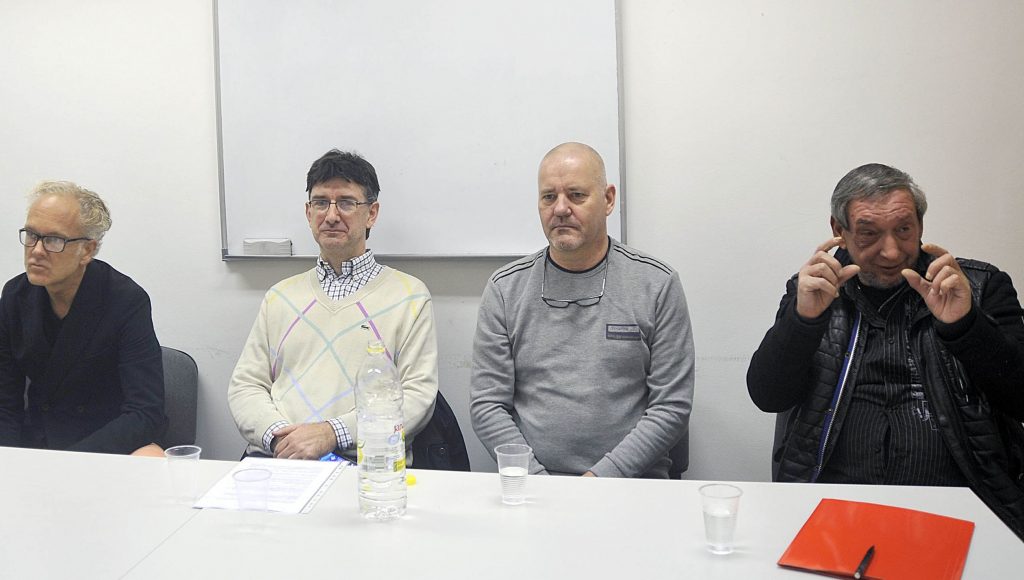 Svoje tužne priče ispričali su Andreas Gerdes, Oliver Čanić, Jouni Olavi Torvinen i Dario Pulin  / snimio N. REBERŠAK