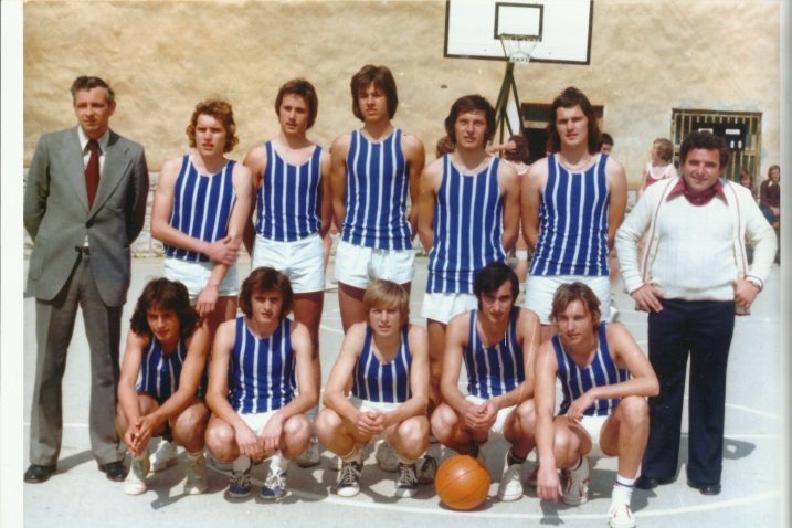 Prva momčad KK Crikvenica 1975. godine