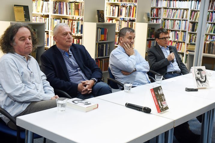 Miljenko Jergović, Milorad Popović  Boris Rašeta i Seid Serdarević / Snimio Denis Lovrović