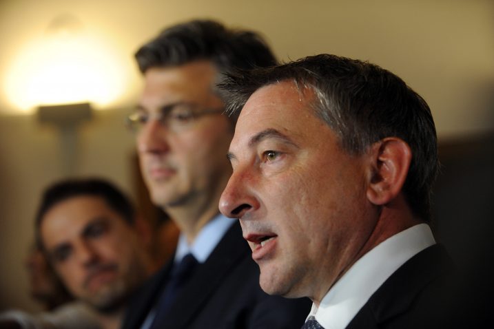 Andrej Plenković i Predrag Štromar, Foto: D. KOVAČEVIĆ