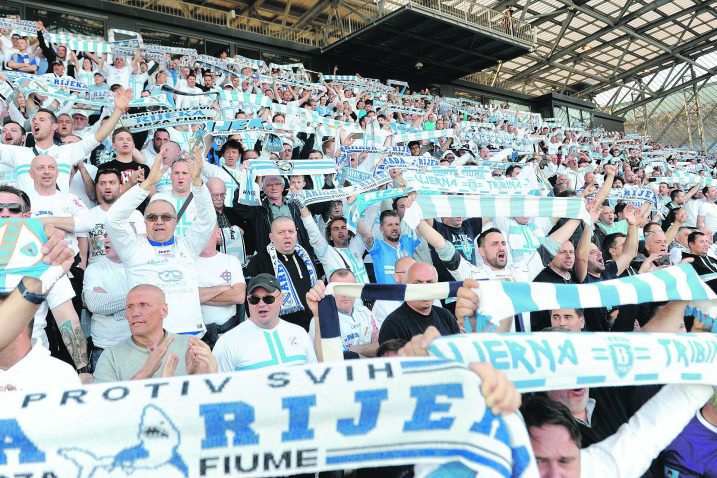 Današnjom utakmicom protiv "Osijeka" na Rujevici HNK "Rijeka" velikim korakom grabi prema prvom naslovu nogometnog prvaka države / Foto Vedran KARUZA