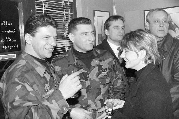 Željko Dilber i Ante Gotovina 1996. godine