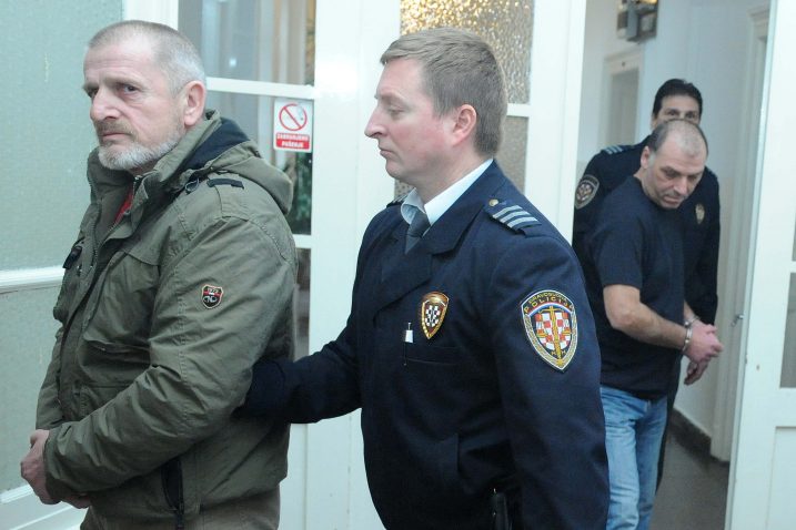 Ivica Bubić i Tomislav Lukačić dolaze iz pritvora na suđenje / Foto NL arhiva