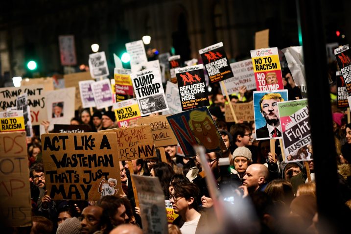 Prosvjed protiv Donalda Trumpa u Londonu / Reuters
