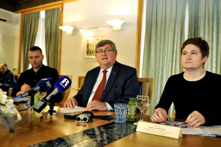 Ivan Šarar, Vojko Obersnel i Nikolina Radić Štivičić, Foto: S. JEŽINA