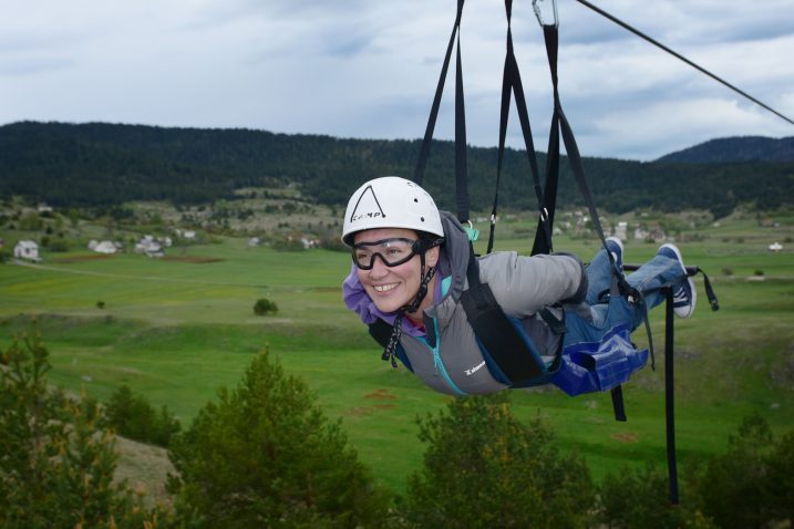 Naša novinarka Vedrana Simičević isprobala je najduži i najbrži zip line u Europi / Snimio Marin ANIČIĆ