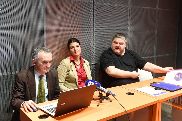 Zorislav Antun Petrović, Marijana Cvijetić i Vjeran Piršić, Foto: I. TOMIĆ