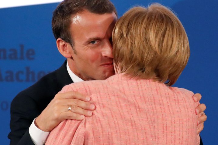 Francuski predsjednik Emmanuel Macron i njemačka kancelarka Angela Merkel / Reuters