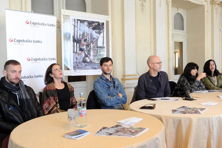 Novu predstavu najavili su Svebor Zgurić, Kristina Lukanec, Balazs Baranyai, Marin Blažević, Oxana Brandiboura Kožul i Milena Jerneić / Foto V. KARUZA
