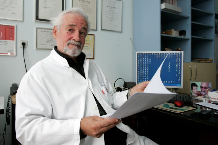 Dr. Božo Bota  smatra da bi morao dobiti šansu za provedbu kliničkih ispitivanja molekule koja navodno liječi multiplu sklerozu / Foto : Jakov Prkic / Cropix