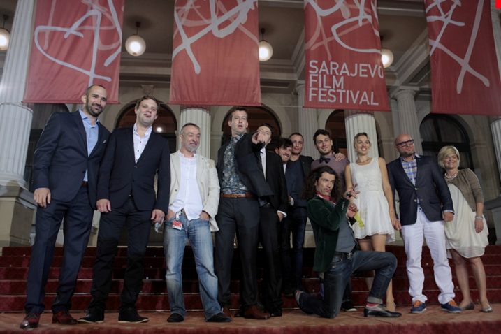 Dio ekpe filma »ZG80« na crvenom tepihu Sarajevskog festivala / Foto SFF