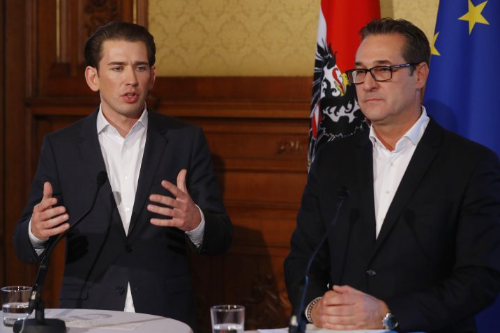Sebastian Kurz i Heinz-Christian Strache  / REUTERS