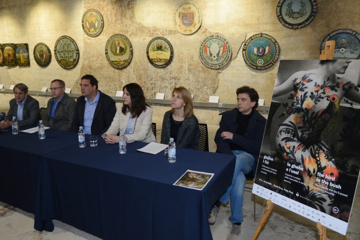 Izložbu su najavili Vladimir Torbica, Gracijano Kešac, Darko Komšo, Tajana Ujčić, Katarina Marić i Mauro Ferlin / Foto D. ŠTIFANIĆ