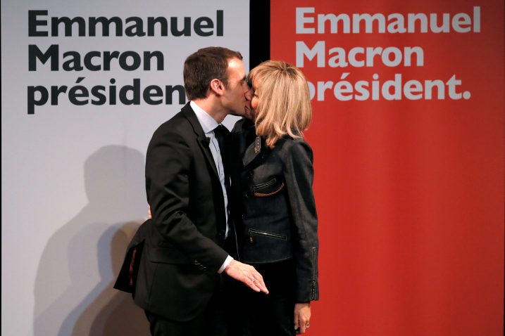 Emmanuel Macron i Brigitte Trogneux / Foto REUTERS