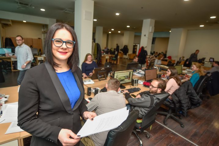 Dženana Burek, glavna urednica Dnevnog avaza, najtiražnijeg dnevnika u Bosni i Hercegovini / Foto Berjamin NIZIĆ