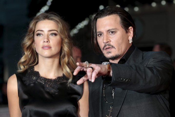 Amber Heard i Johnny Depp