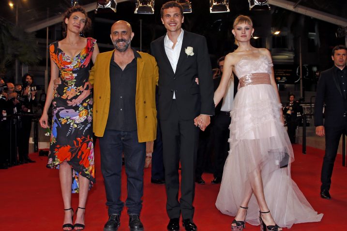 Aomi Muyock, Gaspar Noe, Karl Glusman i Klara Kristin / Foto Reuters