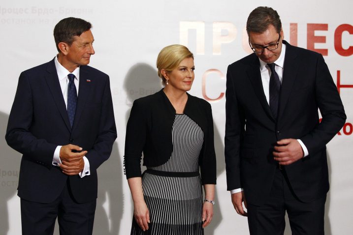 Borut Pahor, Kolinda Grabar-Kitarović i Aleksandar Vučić / Foto: REUTERS