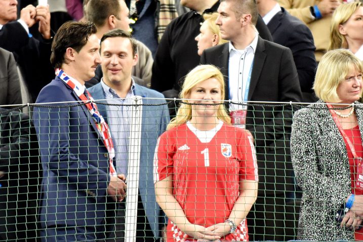 Predsjednica RH Kolinda Grabar Kitarović s hrvatskom reprezentacijom susrest će se danas, na svečanom prijemu na Pantovčaku / Foto Denis LOVROVIĆ