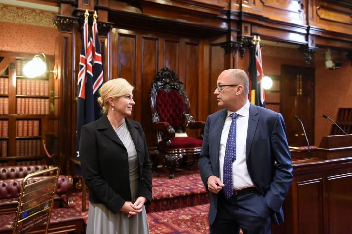 Kolinda Grabar-Kitarović i David Hurley, Foto: predsjednica.hr