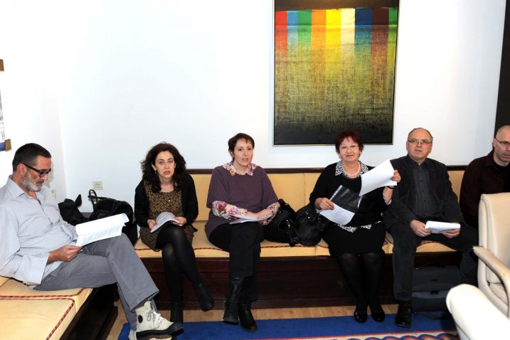 Ravnatelji na okupu – Slaven Tolj, Slobodanka Mišković, Gorana Tuškan-Mihočić, Zrinka Kolak Fabijan, Ervin Dubrović, Marin Blažević / Foto: V. KARUZA