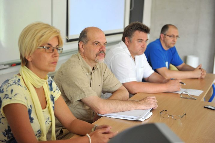 Sanja Barić, Elvio Baccarini, Boran Berčić i Damir Cupać / Snimio Sergej DRECHSLER